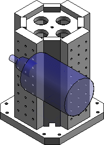 4- Kant Stahl mit Spindel